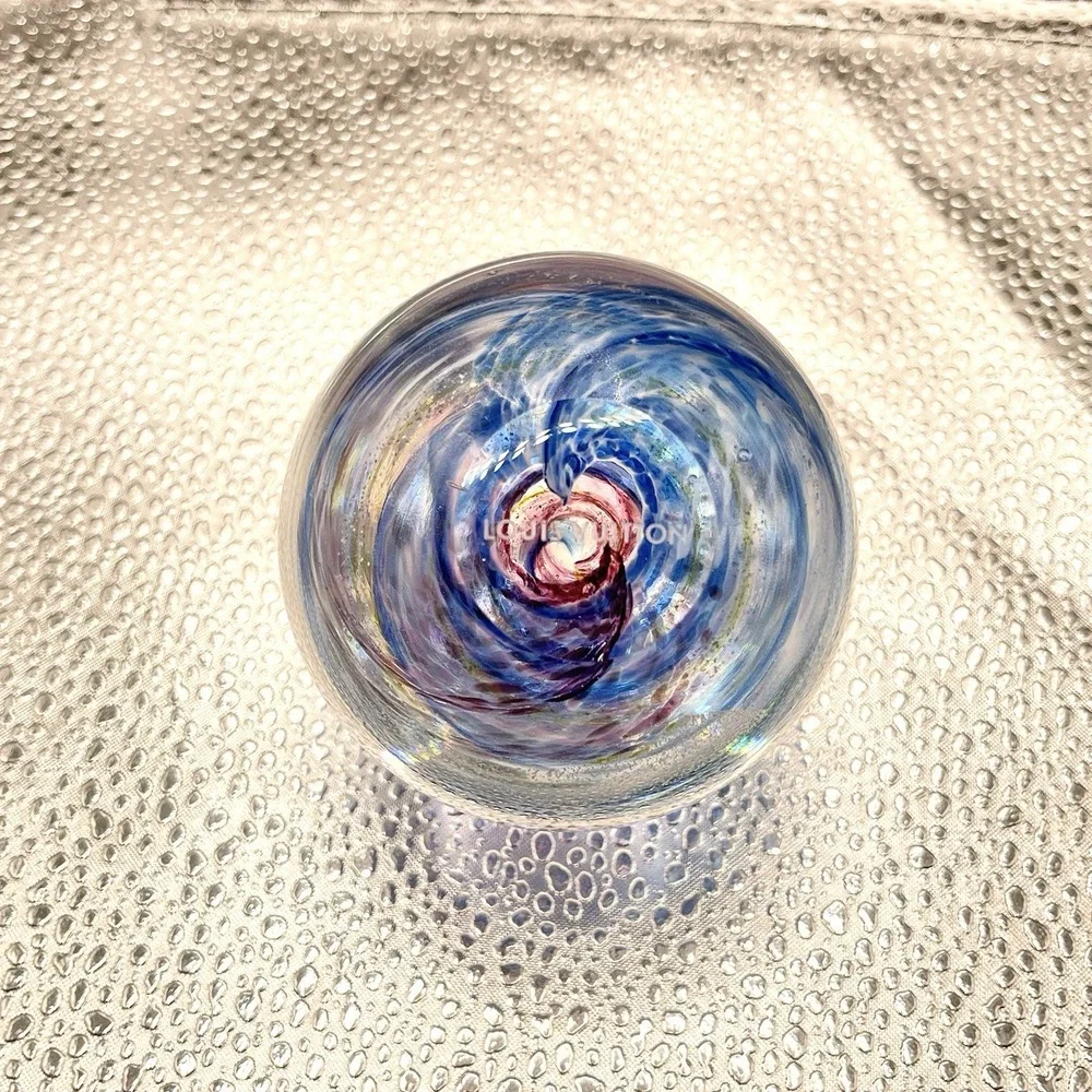 Louis Vuitton Stellar Times Galaxy Glass Paperweight VIP Gift w/ Box Rare